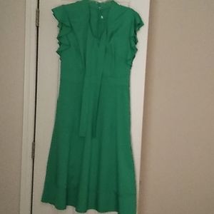 A beautiful green dress just in time for spring. Size L but runs smaller